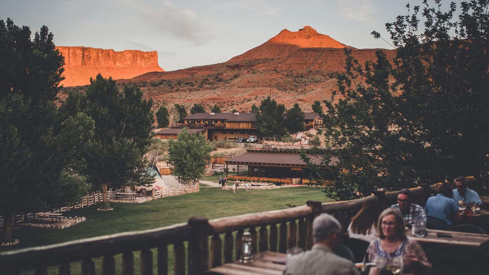Image of accommodation in rural mountains
