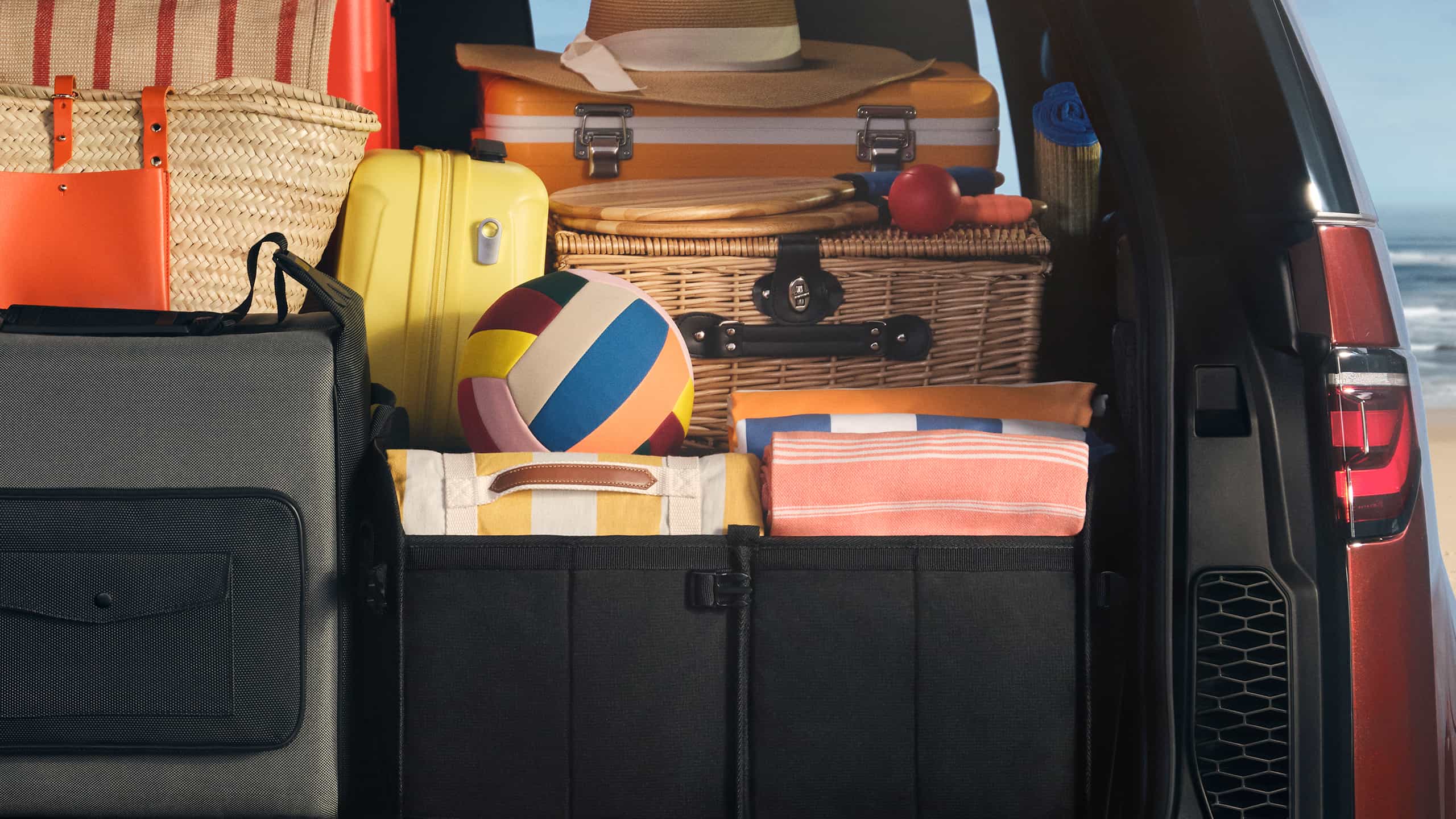 Discovery filled with luggage