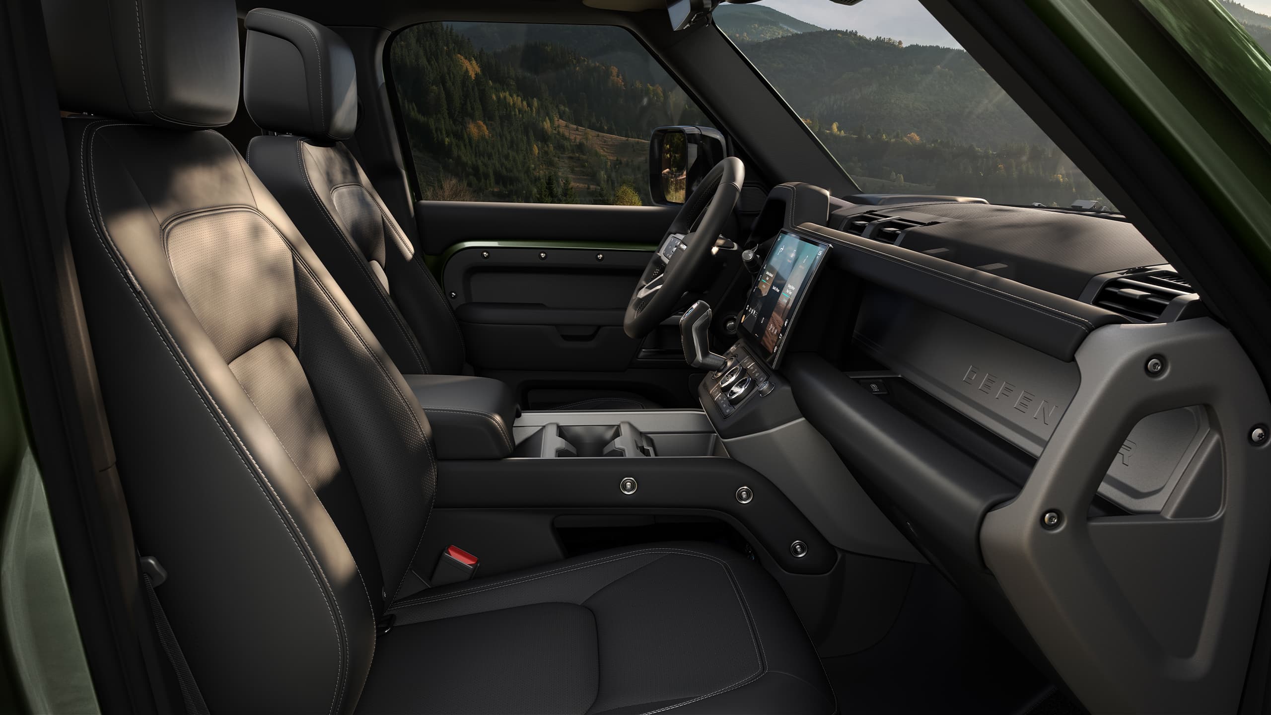 Defender sidevisning av kapteinstoler