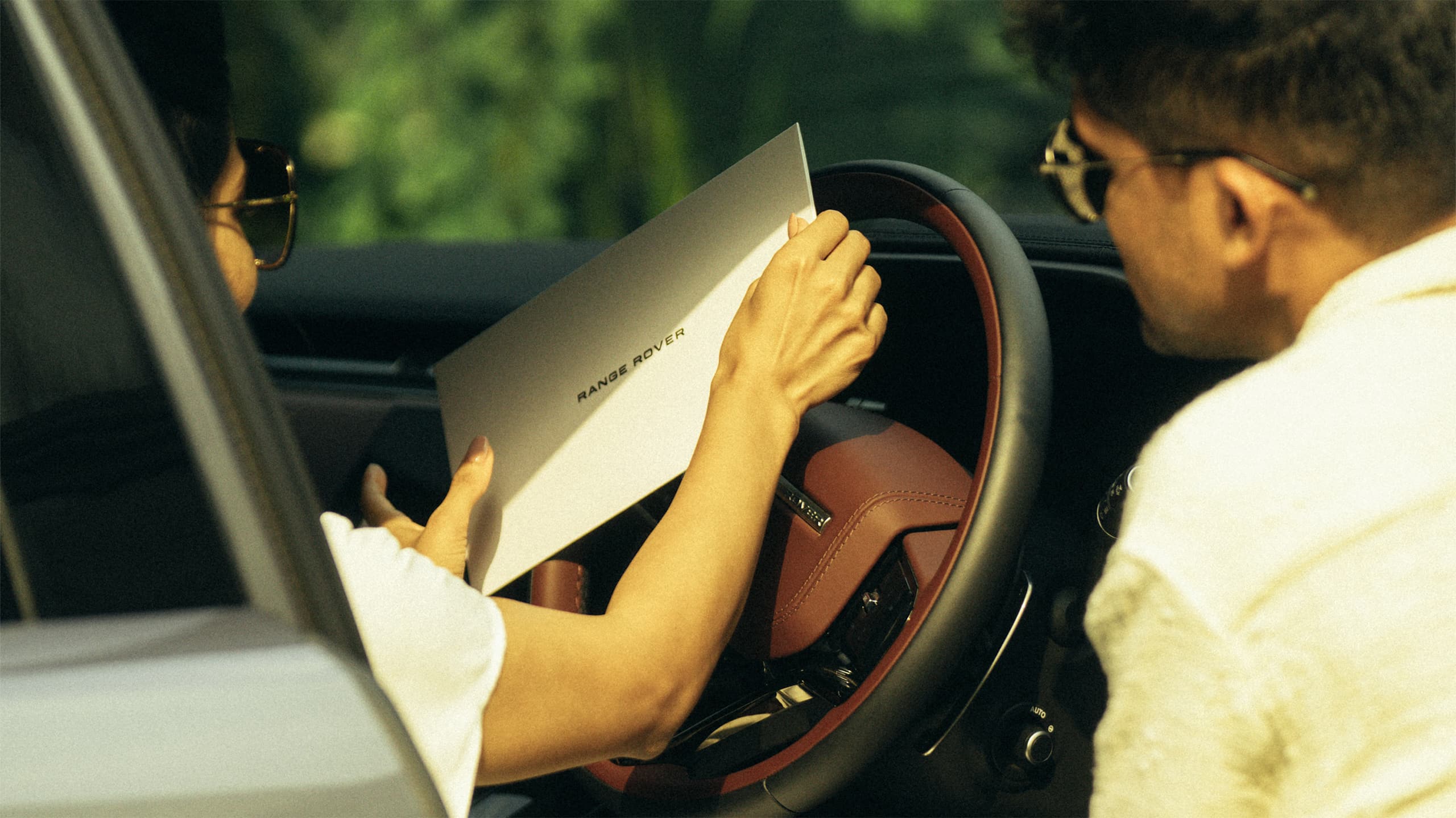 Range Rover interior view