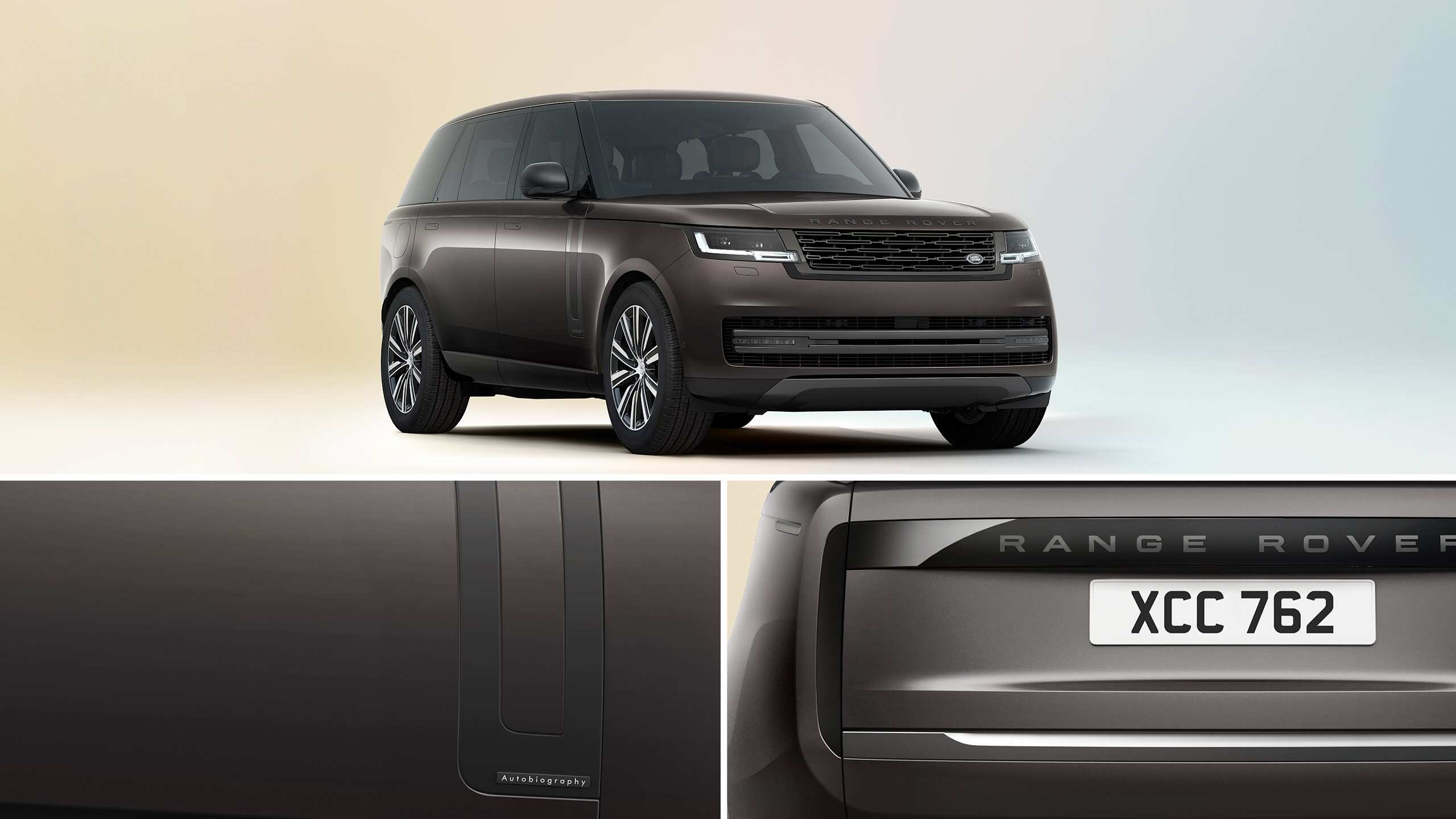 Range Rover in three frame